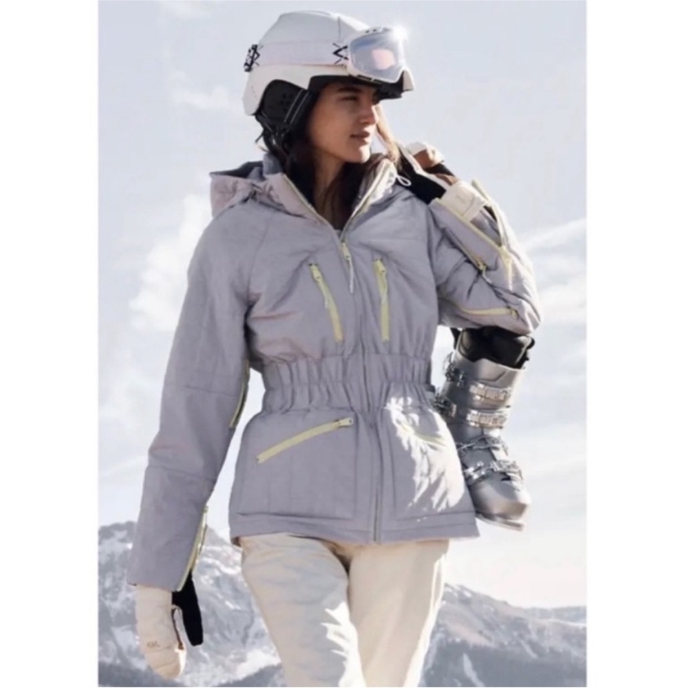 Free People FP Movement All Prepped Ski jacket, Moon Glow Lavender